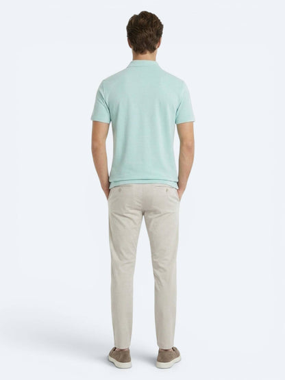 Mint Düz Polo Yaka T-shirt