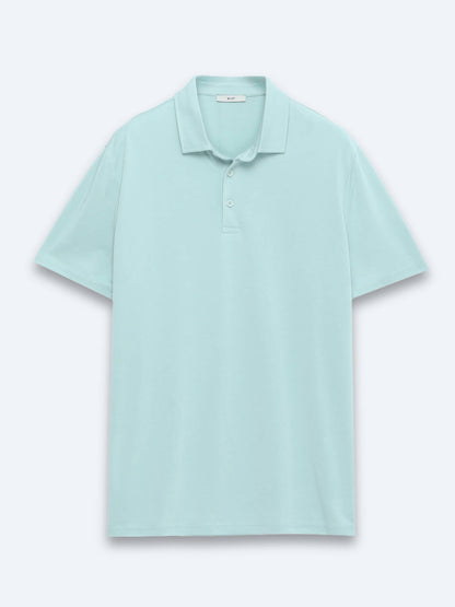 Mint Düz Polo Yaka T-shirt
