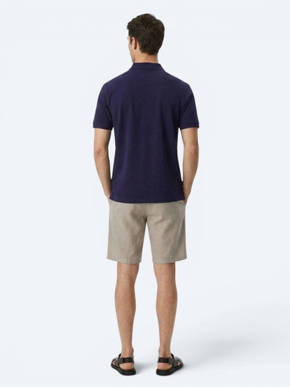 Mor Düz %100 Pamuk T-shirt