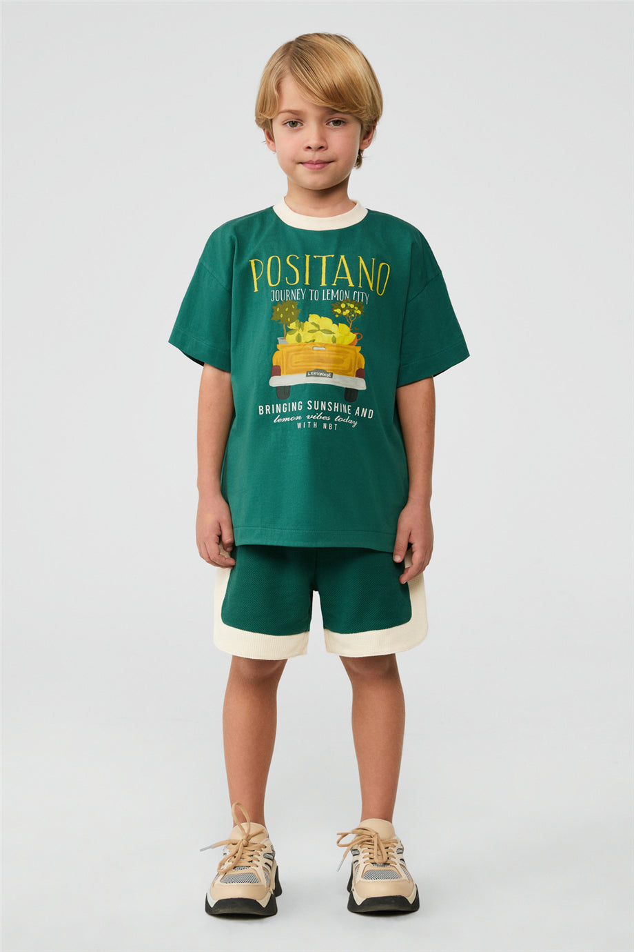 Erkek Çocuk Yeşil Tshirt