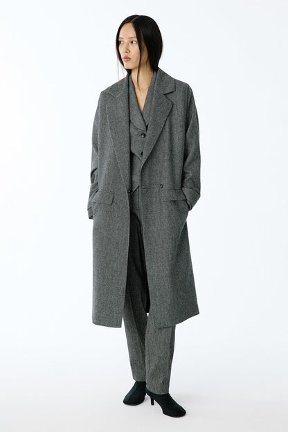 Oversize Midi Antrasit Kaban
