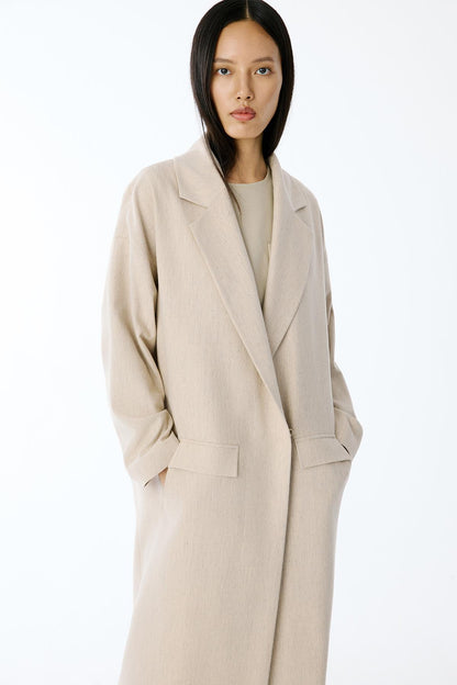 Oversize Midi Bej Kaban
