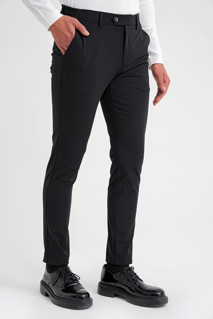 P 1173 Pantolon Comfort Siyah-1 Casual