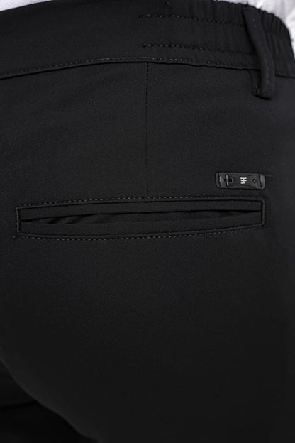 P 1173 Pantolon Comfort Siyah-1 Casual