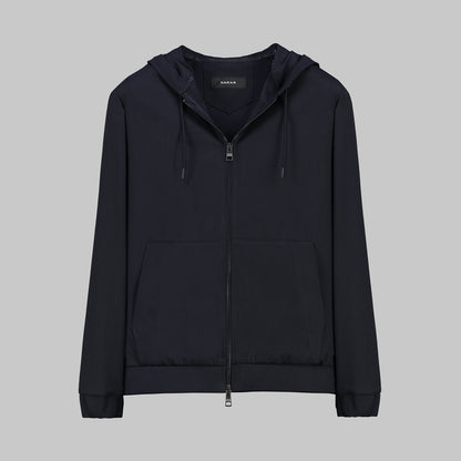 Pergamon Lacivert Kapüşonlu Mont