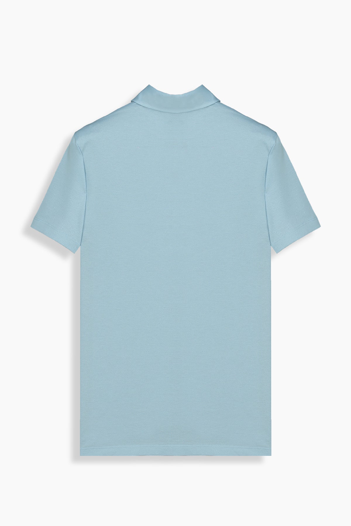 Regular Fit Polo Yaka Pamuklu Mavi Tişört