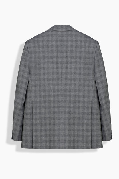 Rexford Regular Fit Kareli Gri Ceket
