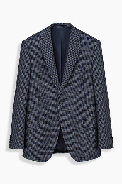 Rexford Desenli Regular Fit Lacivert Ceket