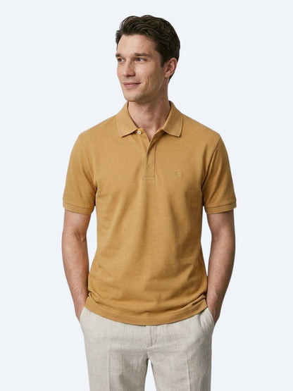Safran Düz %100 Pamuk T-shirt