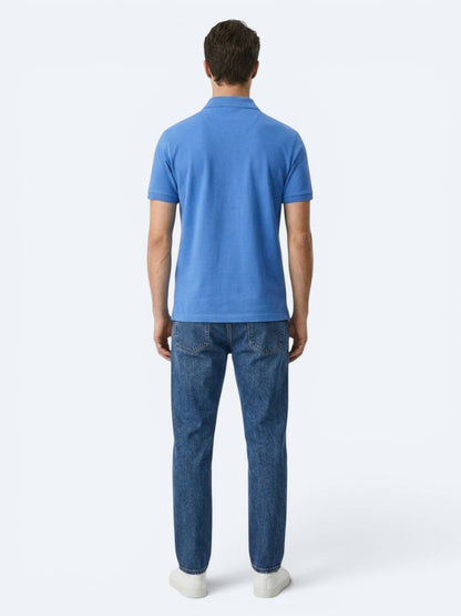 Saks Düz %100 Pamuk T-shirt