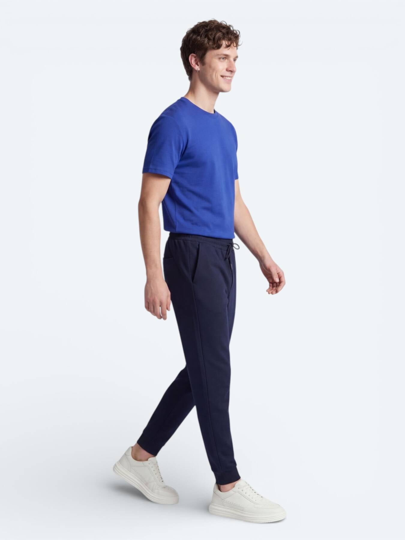 Saks Düz T-shirt