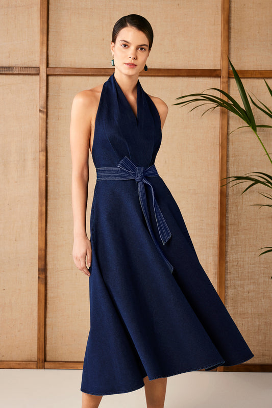 Astaco Lacivert Kot Elbise