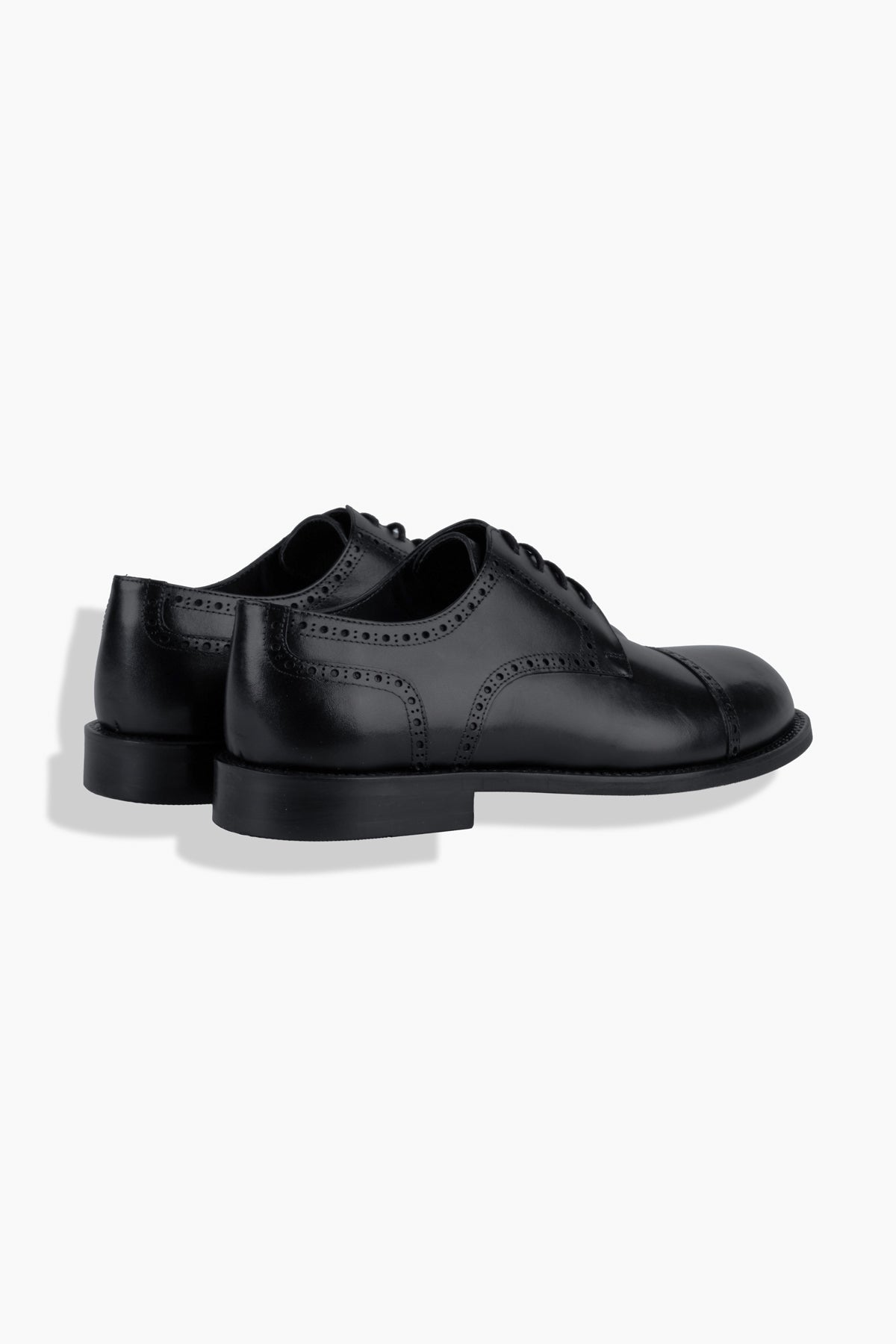 Mikrolight Desenli Siyah Ayakkabı