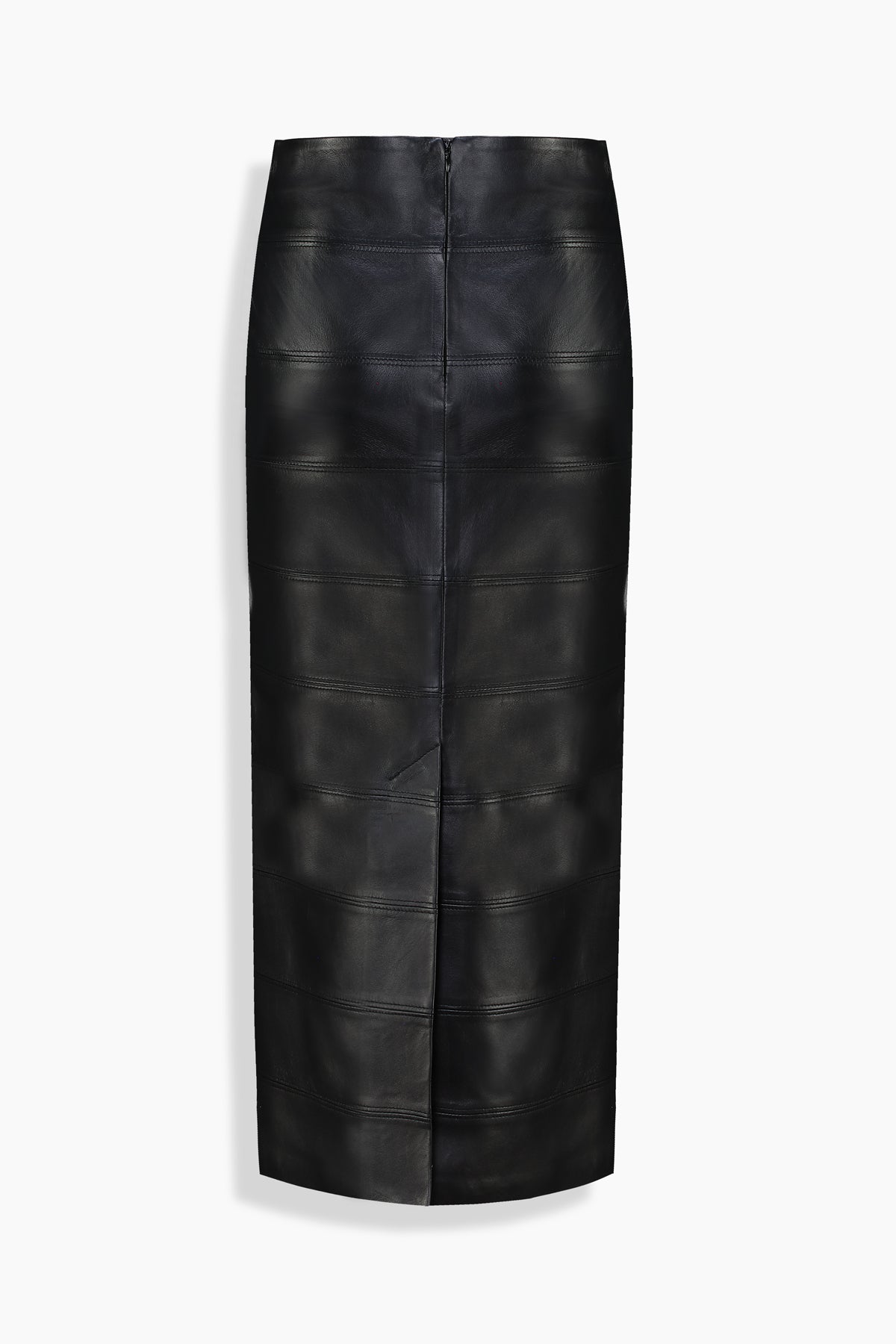 Priv Siyah Deri Etek