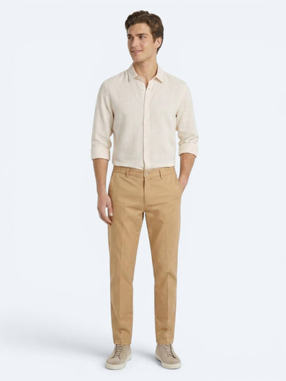 Sarı Kumaş Jogging Fit Casual Pantolon