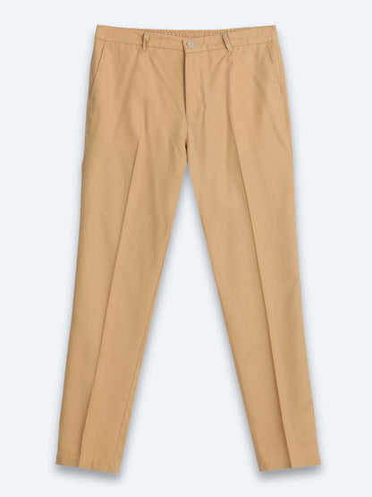 Sarı Kumaş Jogging Fit Casual Pantolon
