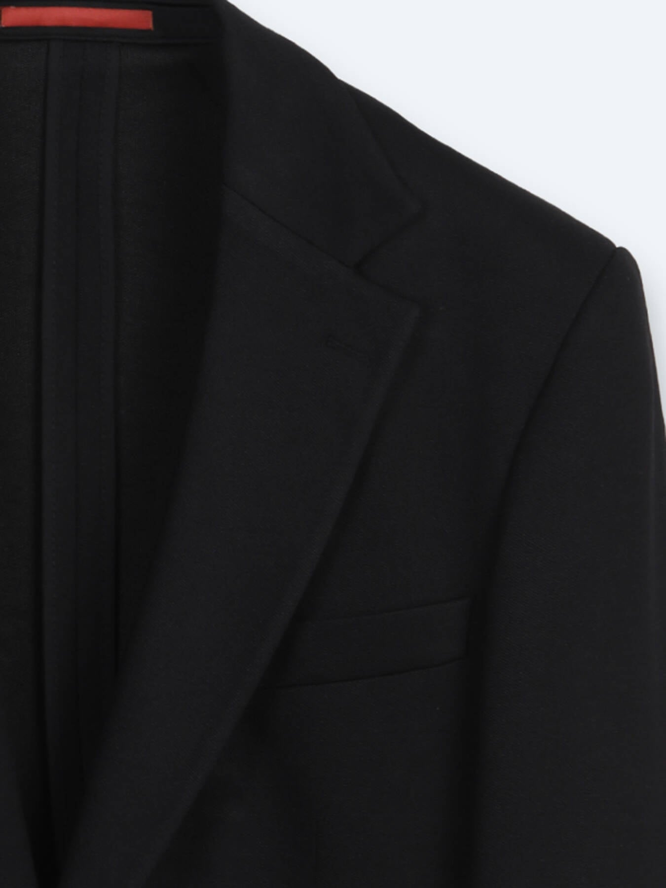 Siyah Çizgili Modern Fit Pamuk Karışımlı Örme Takım Elbise