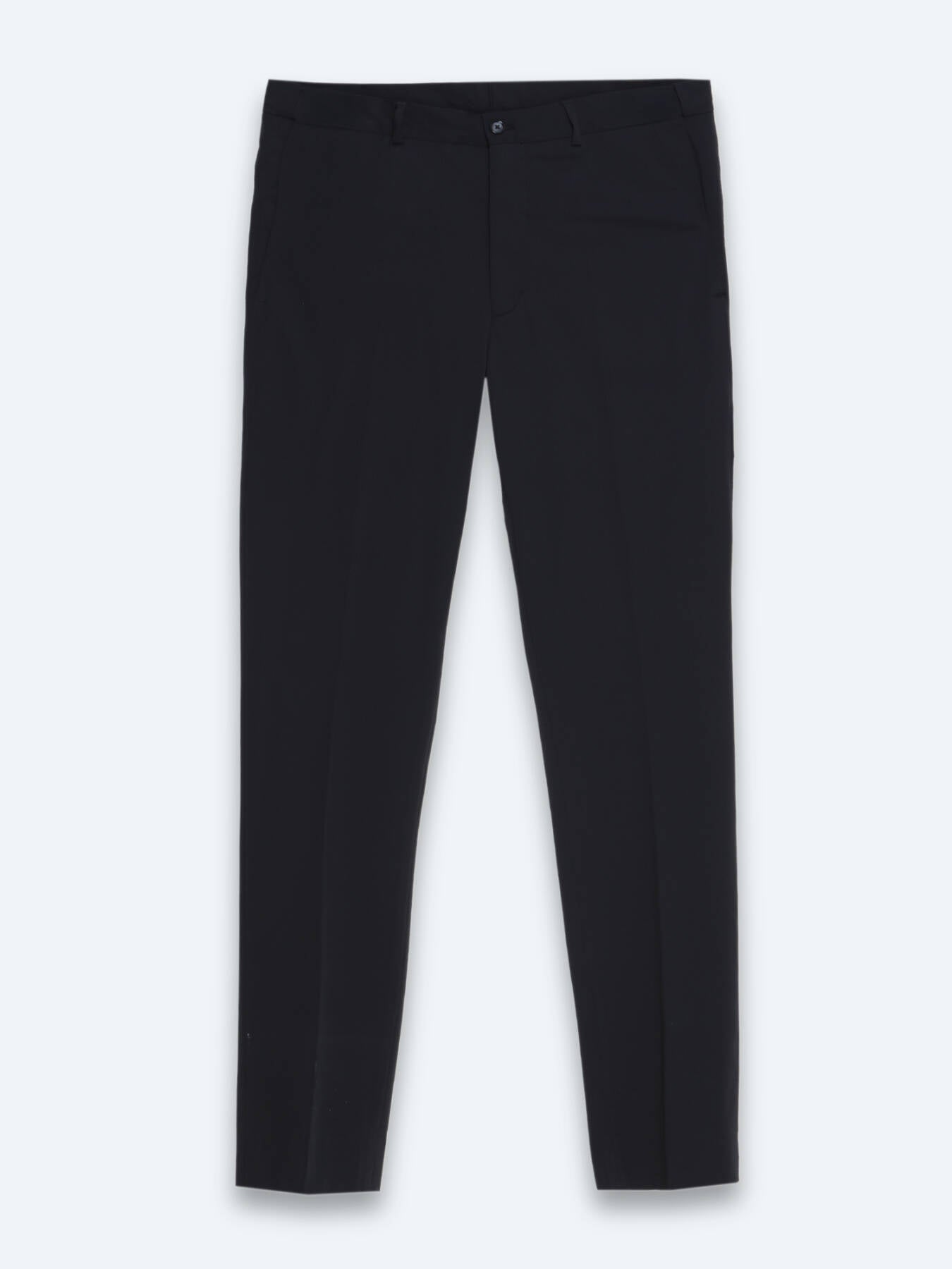 Siyah Çizgili Modern Fit Takım Elbise
