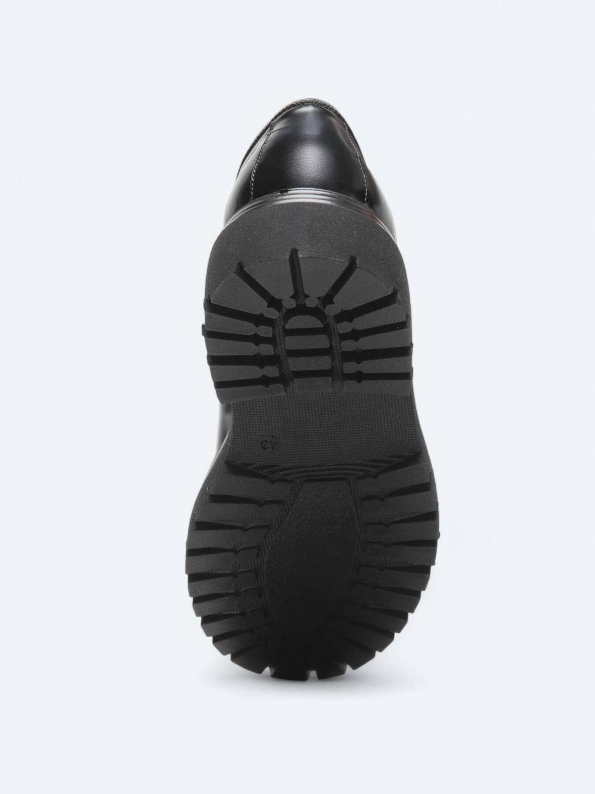 Siyah Deri Smart Casual Ayakkabı