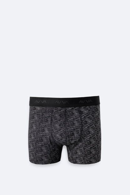 Siyah Desenli Tekli Boxer