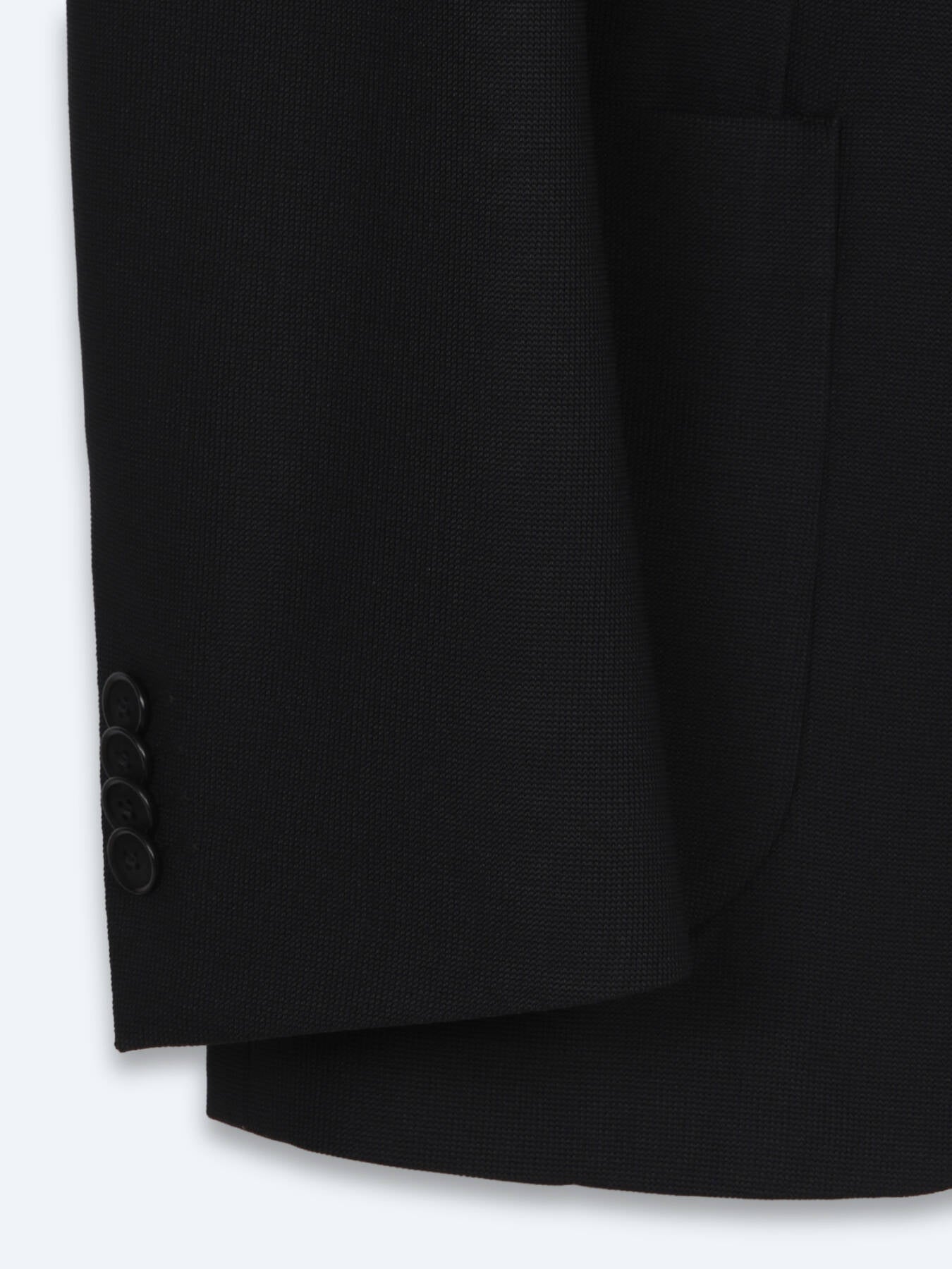 Siyah Mikro Modern Fit Örme Takım Elbise