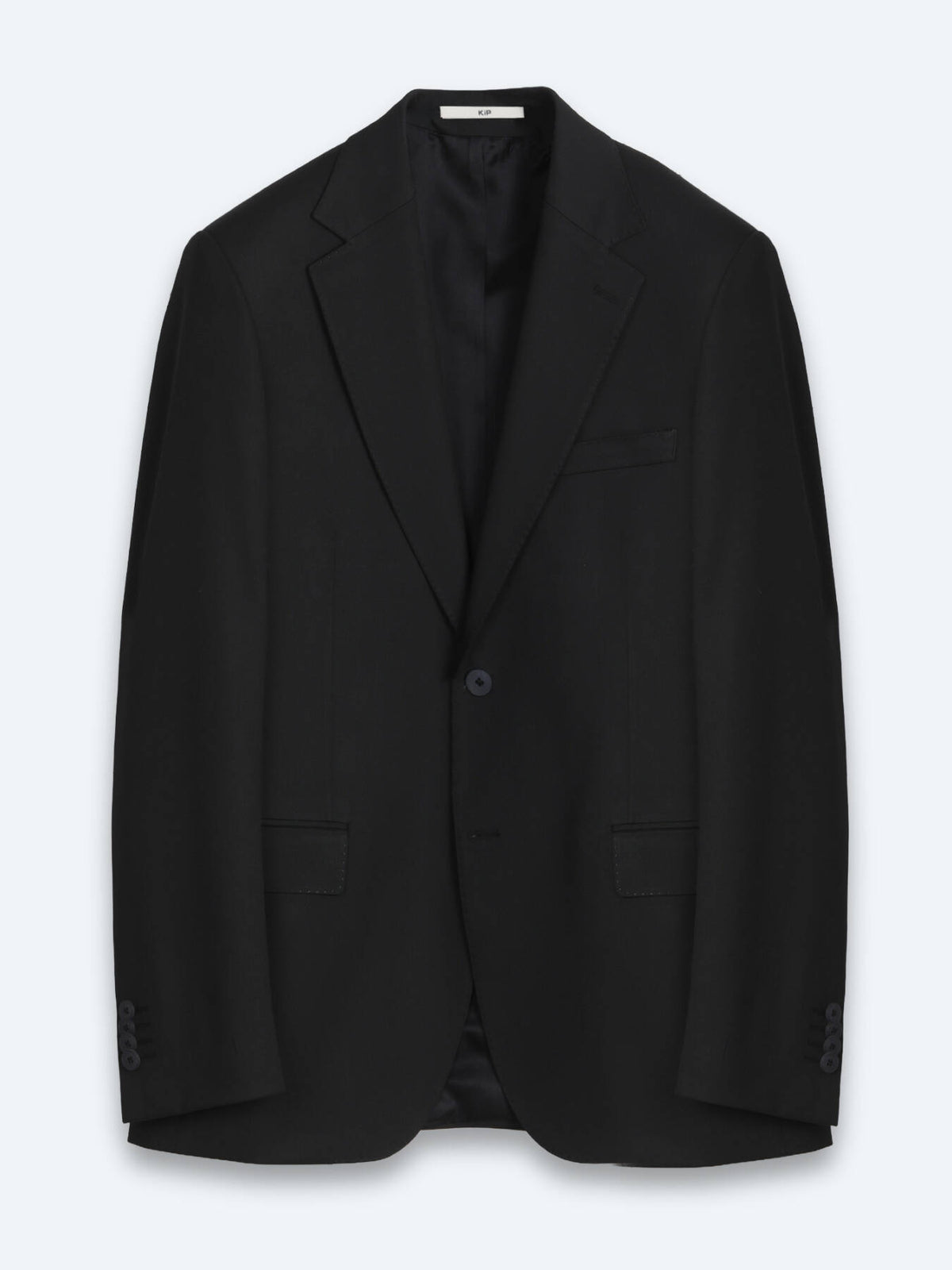 Siyah Düz Modern Fit Takım Elbise