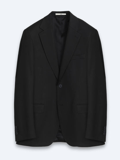 Siyah Düz Modern Fit Takım Elbise