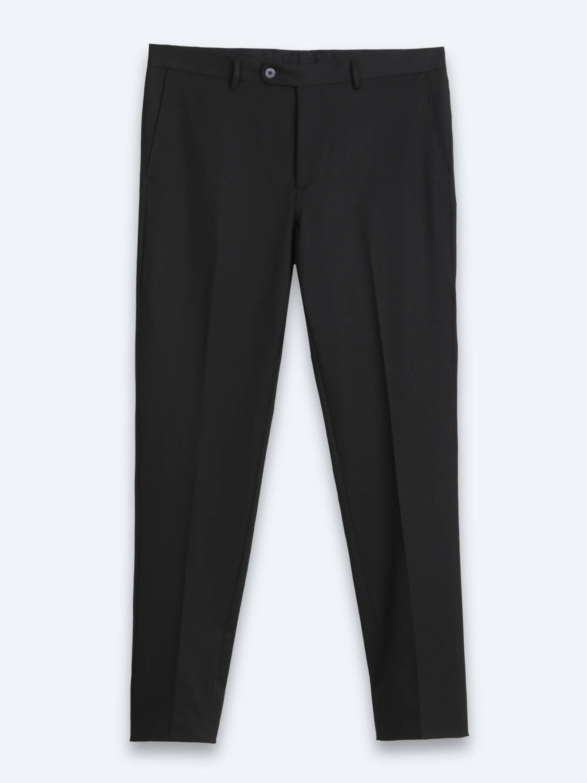 Siyah Düz Modern Fit Takım Elbise