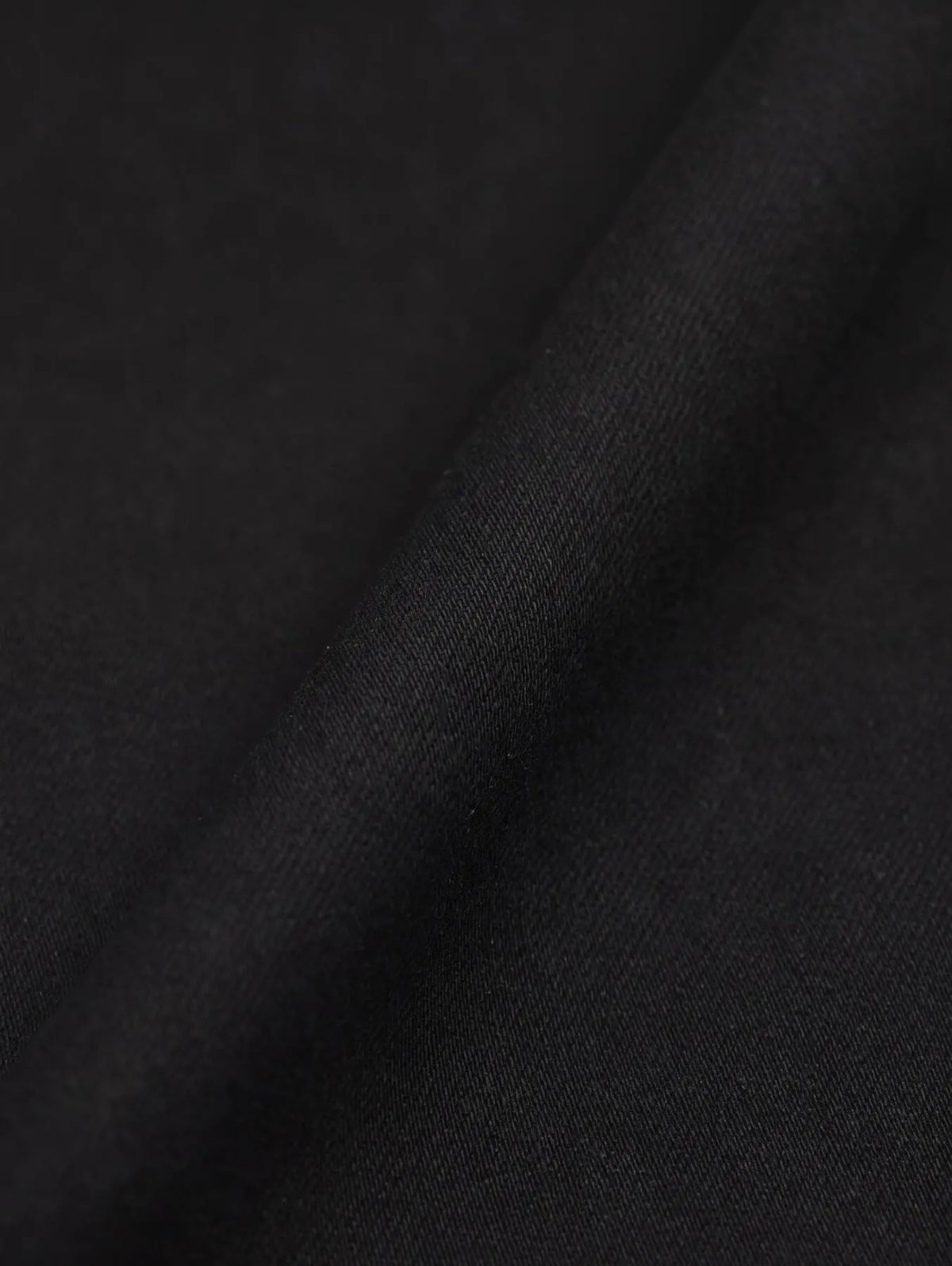 Siyah Düz Slim Fit Denim Pamuk Karışımlı Pantolon