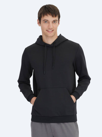 Siyah Kapüşonlu Sweatshırt