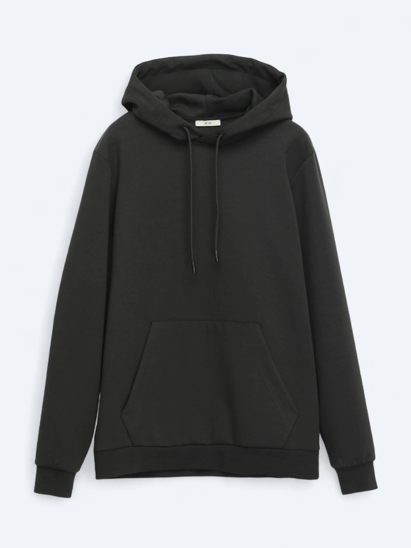 Siyah Kapüşonlu Sweatshırt