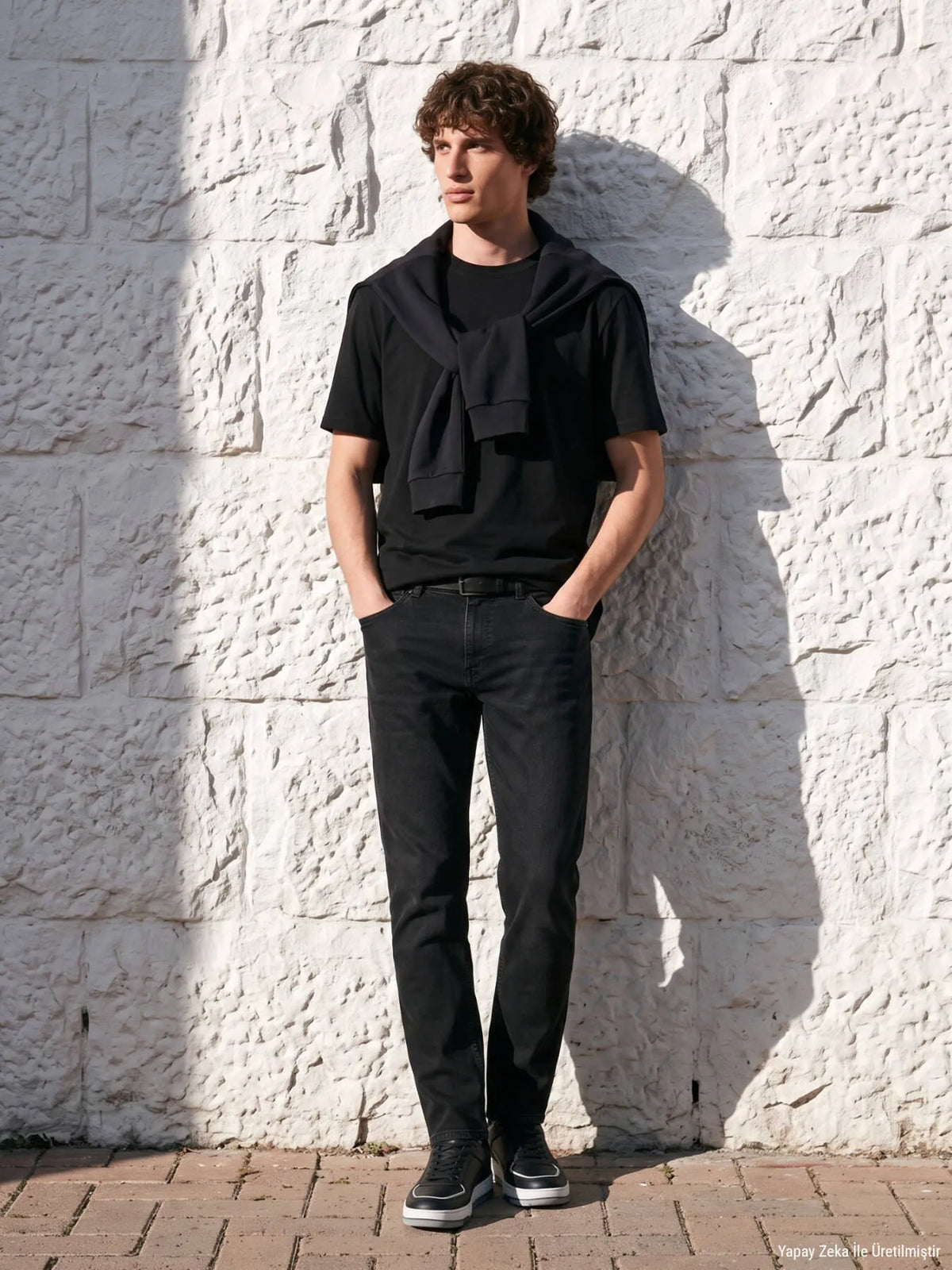 Siyah Düz T-shirt