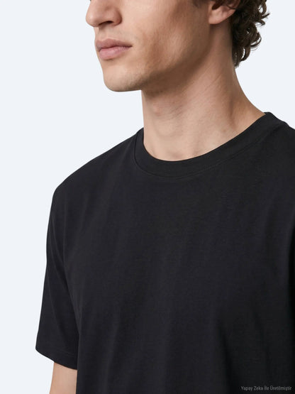 Siyah Düz T-shirt