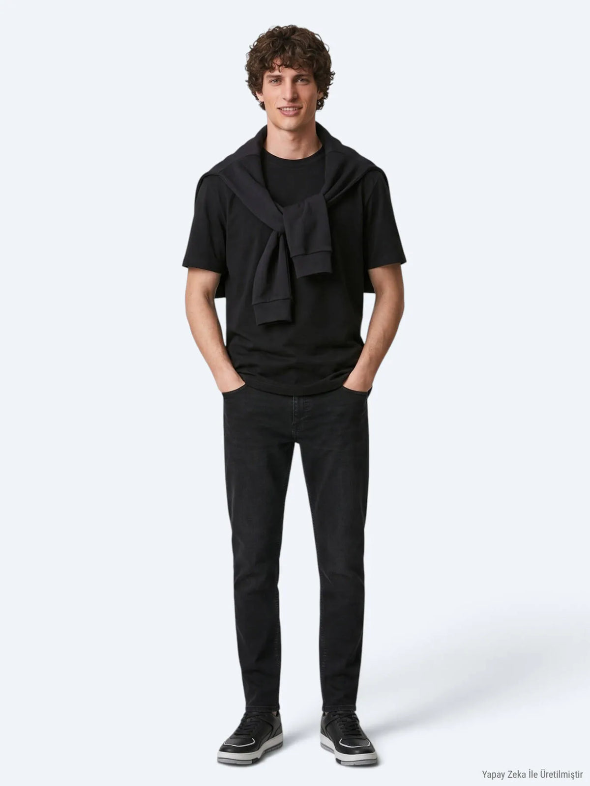 Siyah Düz T-shirt