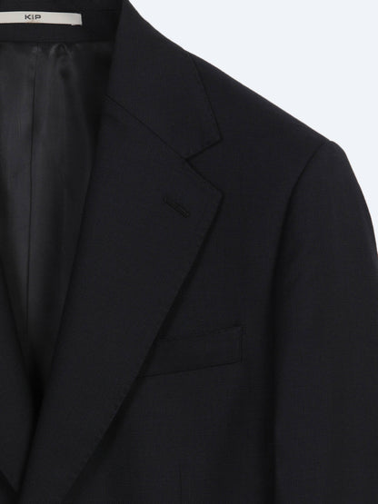 Siyah Mikro Modern Fit %100 Yün Takım Elbise