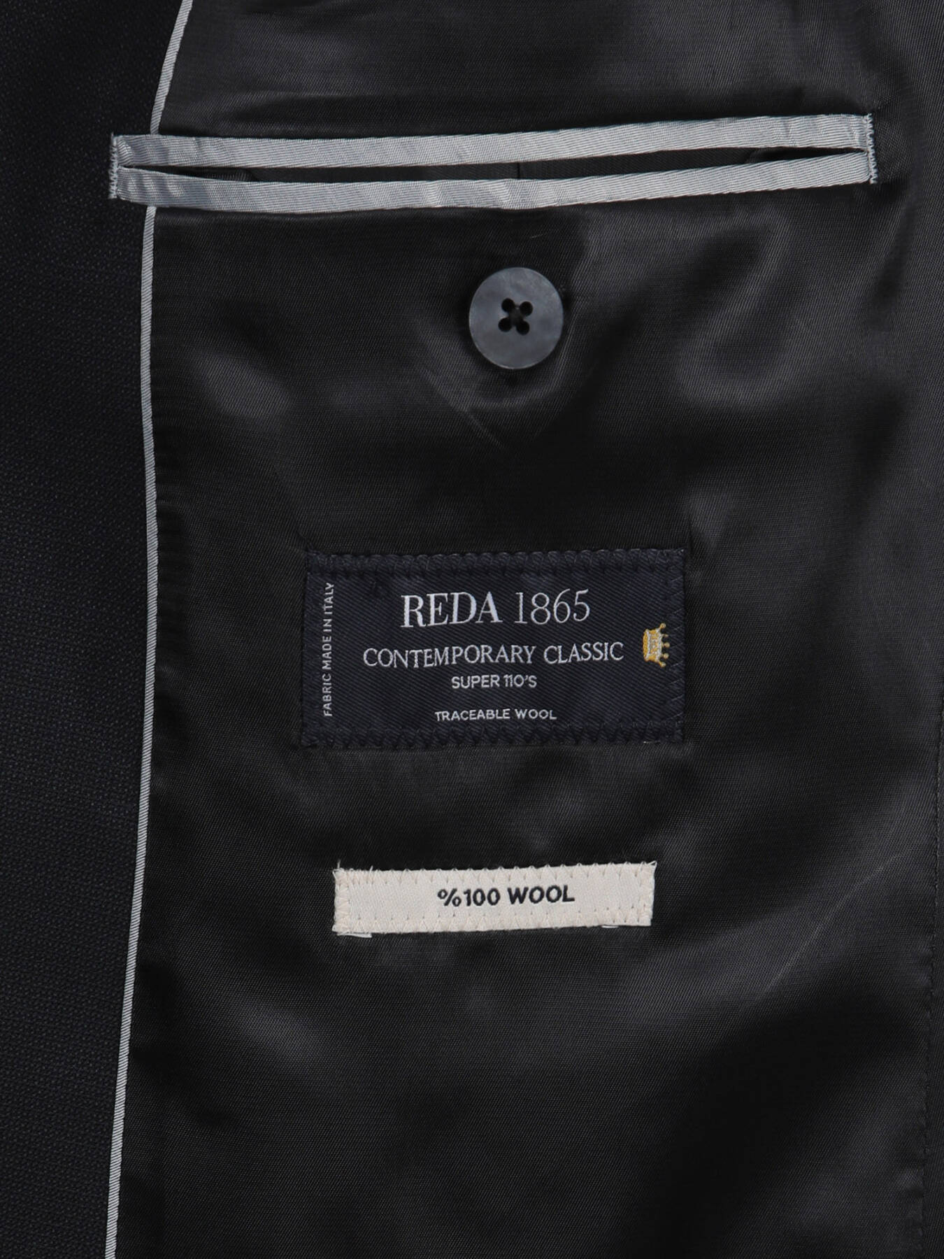 Siyah Mikro Modern Fit %100 Yün Takım Elbise