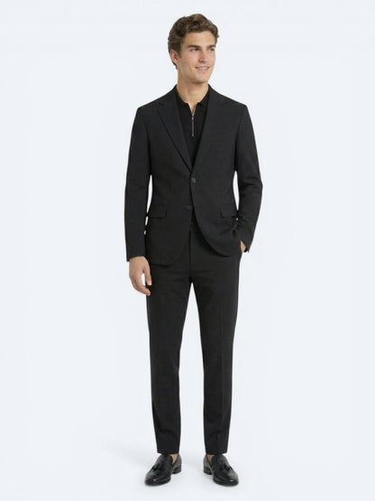 Siyah Modern Fit Takım Elbise