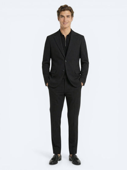 Siyah Modern Fit Takım Elbise