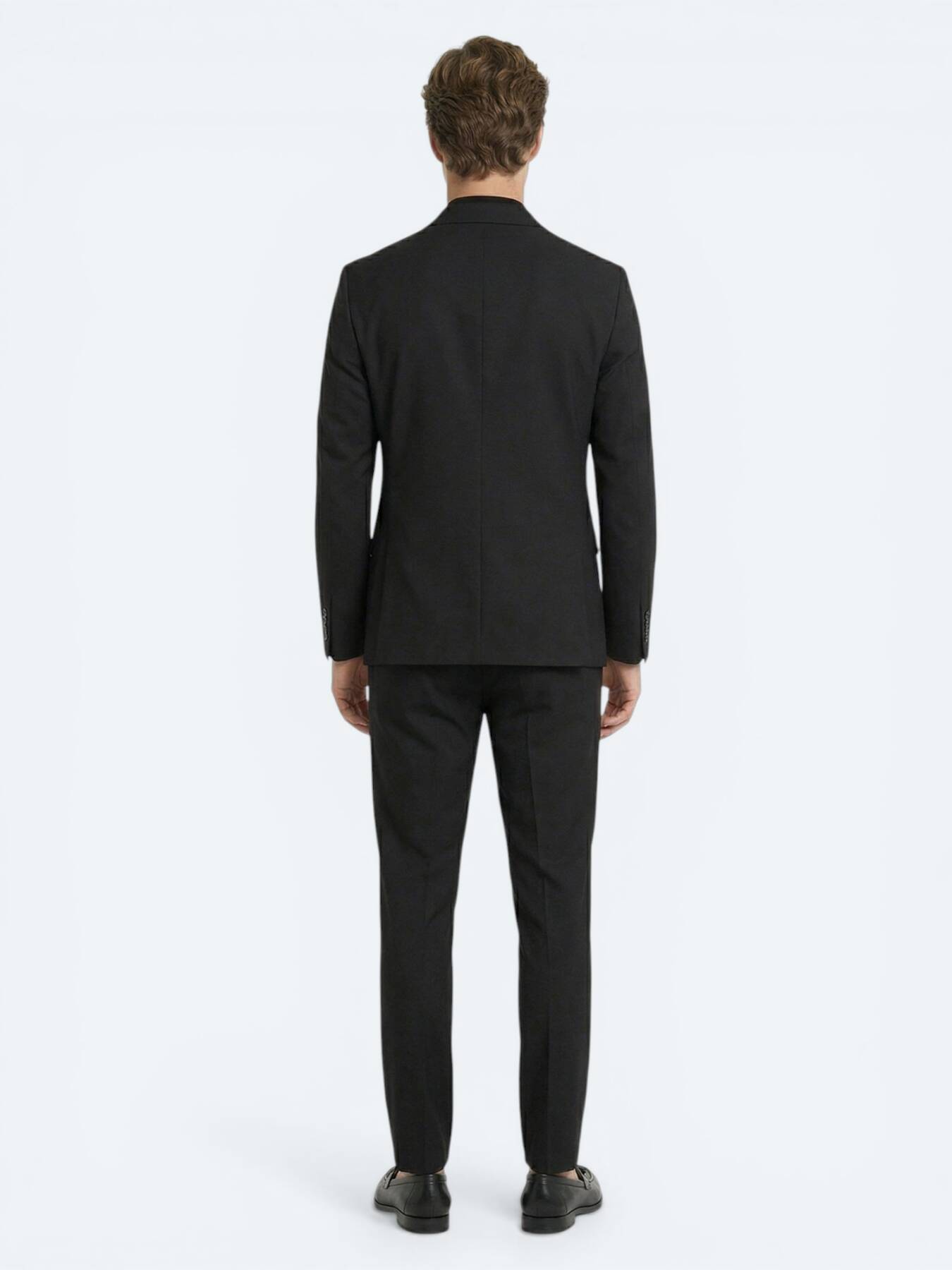 Siyah Modern Fit Takım Elbise