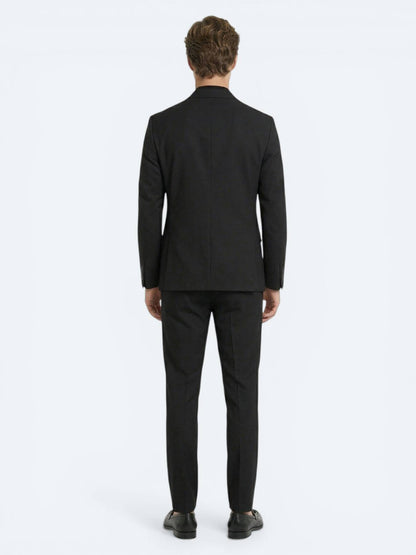 Siyah Modern Fit Takım Elbise