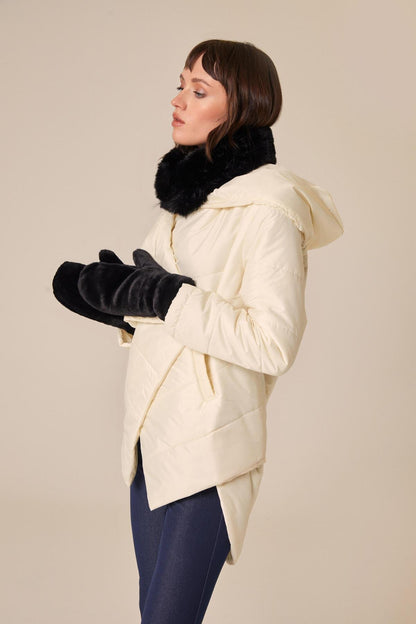 Siyah Peluş Eldiven