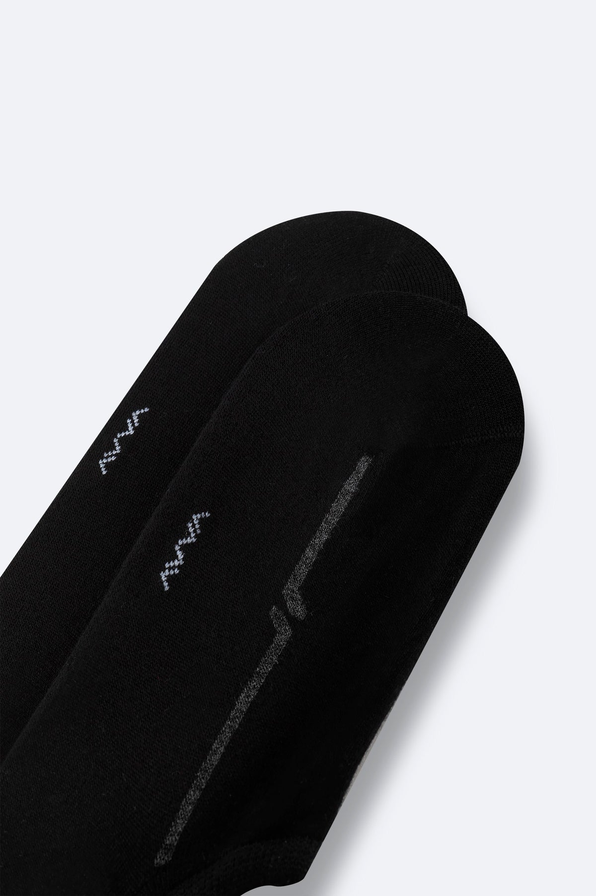 Siyah Bambu Karışımlı Sneaker Çorap