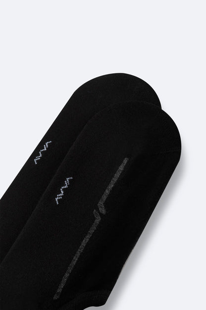 Siyah Bambu Karışımlı Sneaker Çorap