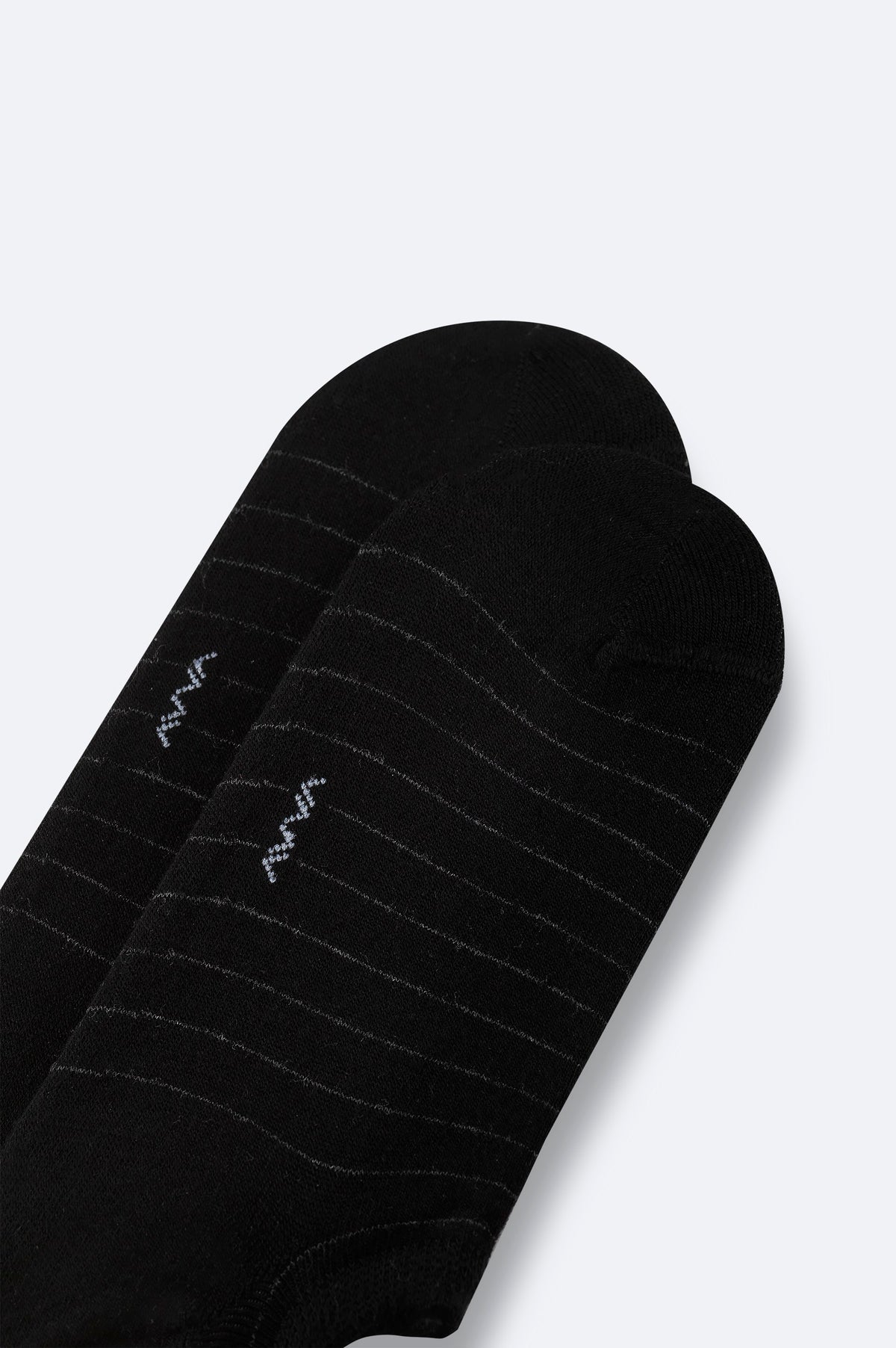 Siyah Bambu Karışımlı Sneaker Çorap