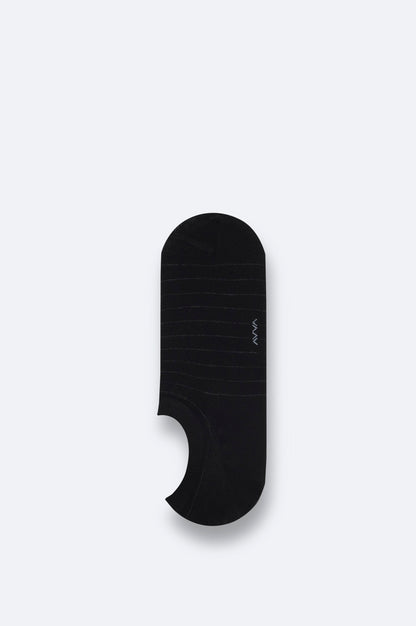 Siyah Bambu Karışımlı Sneaker Çorap