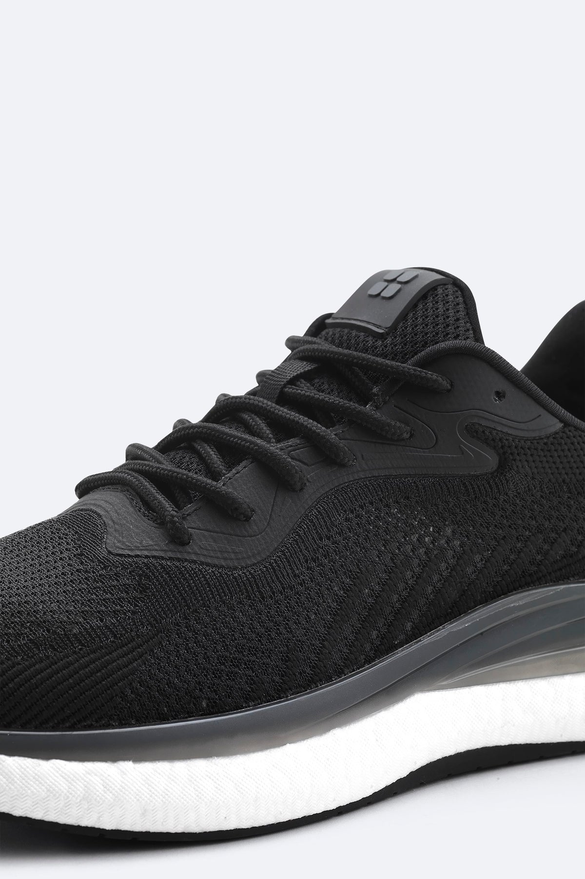 Siyah Nefes Alan Sneaker Ayakkabı