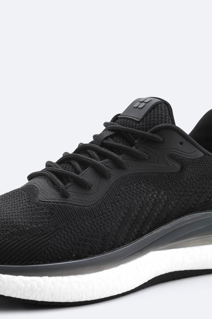 Siyah Nefes Alan Sneaker Ayakkabı