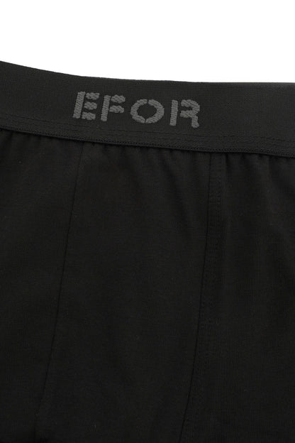 Slim Model %100 Modal Esnek Düz Siyah Erkek Boxer 05