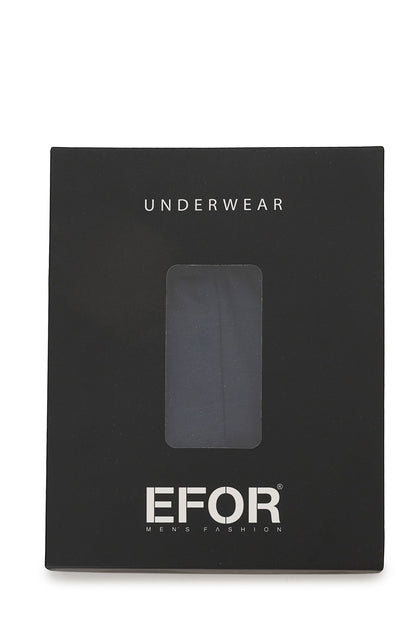 Slim Model %100 Modal Esnek Düz Siyah Erkek Boxer 05