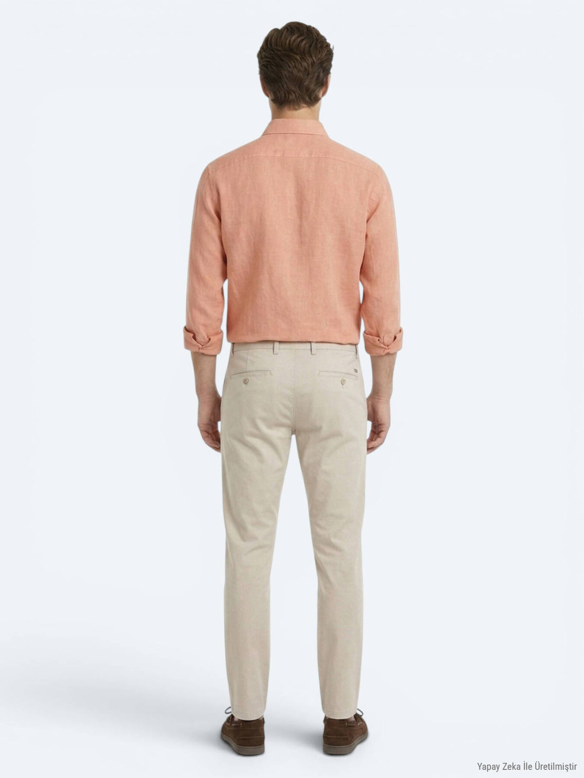 Somon Düz Regular Fit Uzun Dokuma Casual Pamuk Karışımlı Gömlek